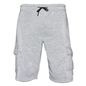 Mens Sweat Cargo Shorts Soft Cotton Lounge Gym Workout Drawstring Casual Light G
